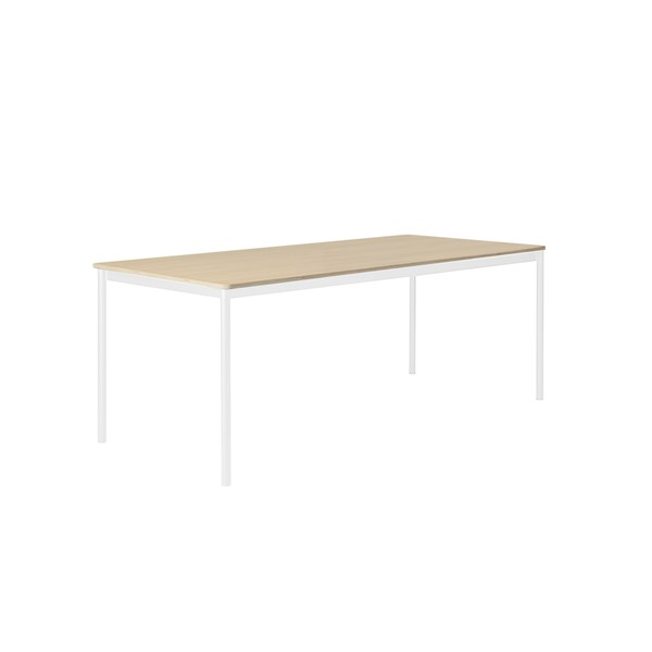 base table oak/white