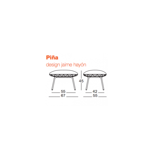 Piña Footstool