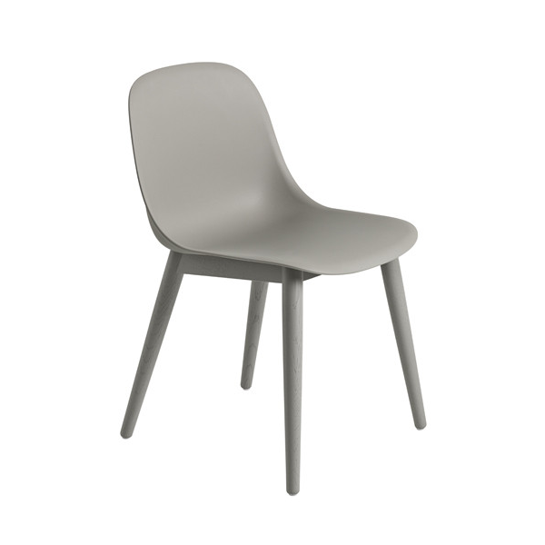 Muuto Fiber Side Chair wood legs