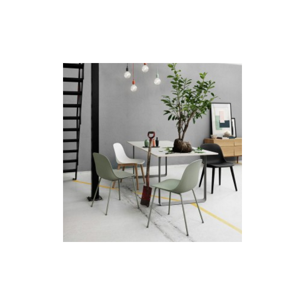 fiber side chair wood uppholstered
