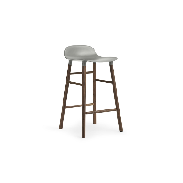 Form Barstool 65, walnut
