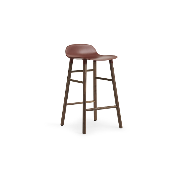 Form Barstool 65, walnut