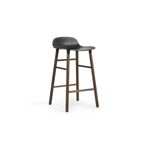 Form Barstool 65, walnut