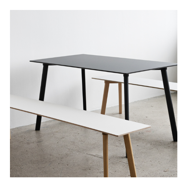 CPH Deux 210 Table, 140 x 75 matt lac. oak