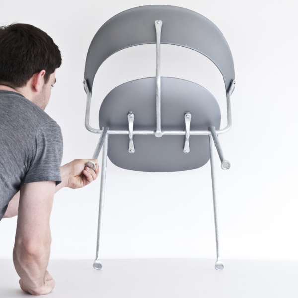 Officina Chair Galvanized