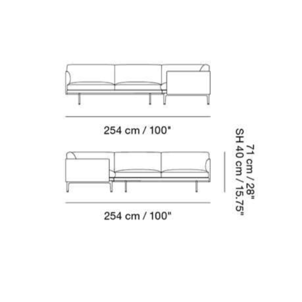 Outline Corner Sofa
