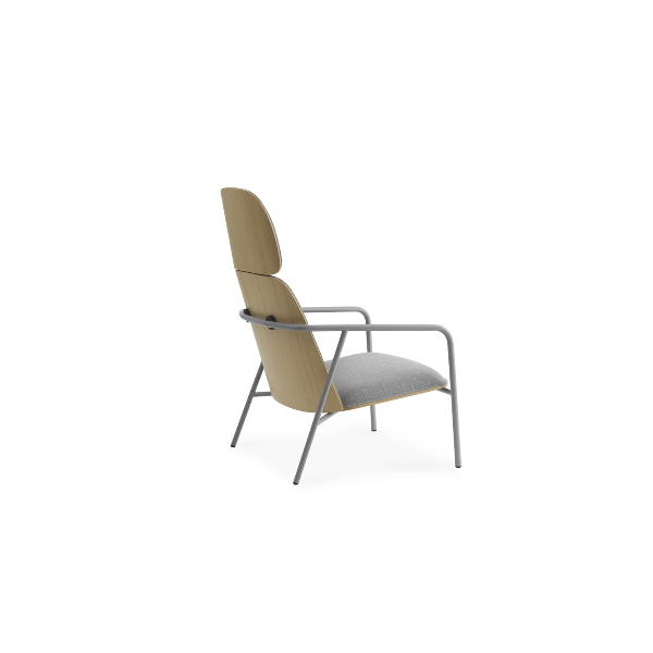 normann copenhagen -pad-loungechair -high_grey-synergy15_oak