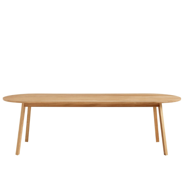 hay_Triangle Leg Table_clear lac oak