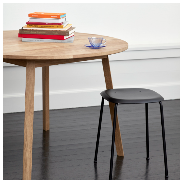 hay_Triangle Leg Table_clear lac oak