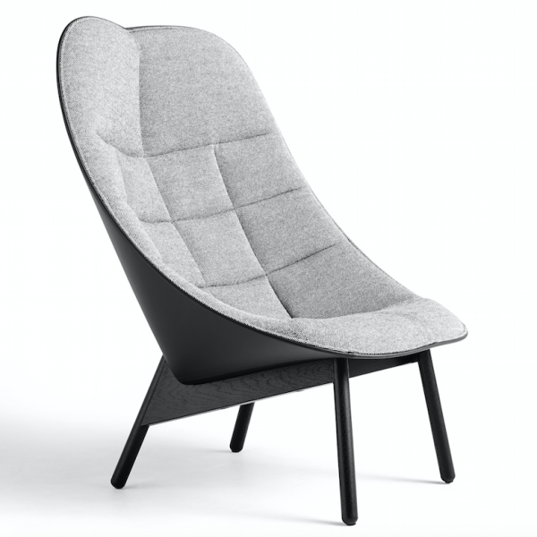 hay-uchiwa-quilt loungechair-sierra_hallingdal_black