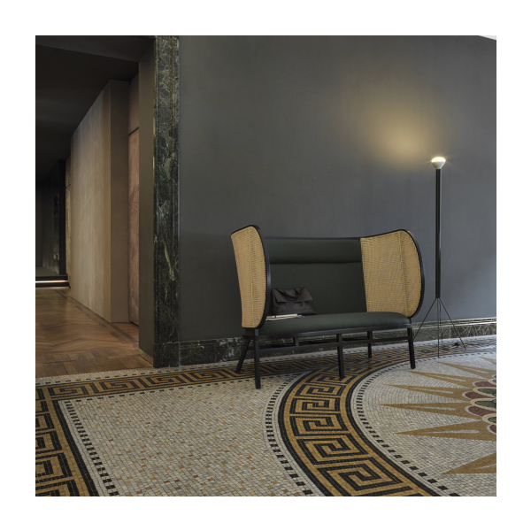 WienerGTV_hideout loveseat_black_Twill weave 0990
