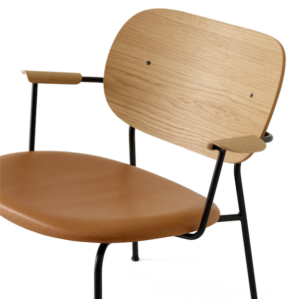 menu_co lounge chair_oak_dakar cognac