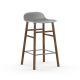 Form Barstool 65, walnut