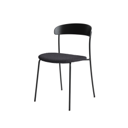 Missing Chair, musta / verhoiltu istuin, Barnum Ocean