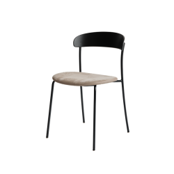 Missing Chair, musta / verhoiltu istuin, nupukki