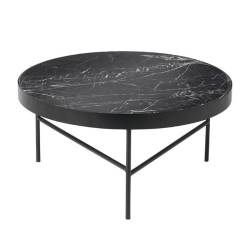 Marble Table L, musta