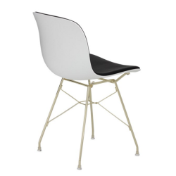 Troy tuoli, verhoiltu muoviselkäinen