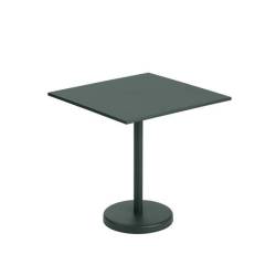 Linear Steel Café Table 70x70, 3 väriä
