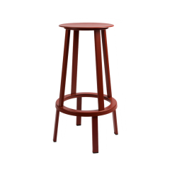 Revolver baarituoli, punainen 65 cm