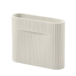 Ridge Vase, Off White, 16,5 cm, HETI VARASTOSSA