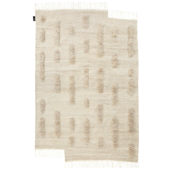 Laine Rug, Natural White, kudottu, 2 kokoa