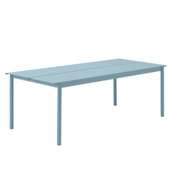 Linear Steel Table 220 cm, 5 väriä