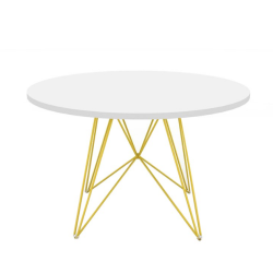 Tavolo XZ3 120cm, kulta/kupari, 2 väriyhdistelmää