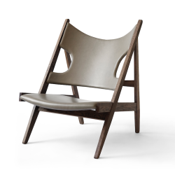 Knitting Chair, tumma tammi/Dakar nahka