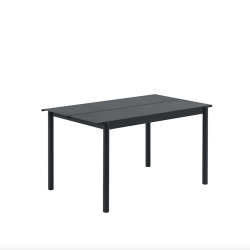 Linear Steel Table 140 cm, 6 väriä