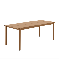 Linear Steel Table 200 cm, 6 väriä