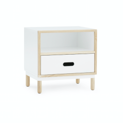 Kabino Bedside Table, 2 väriä