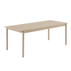 Linear Wood Table, 3 kokoa