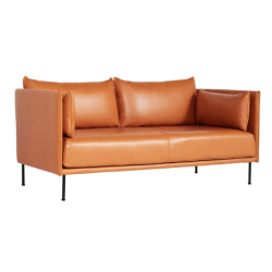 Silhouette Sofa 2-Seater, nahkaverhoilu