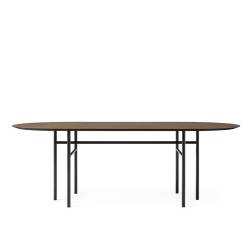 Snaregade Oval Table, tumma tammi